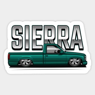 The Sierra Pickup Truck (Emerald Green) Sticker